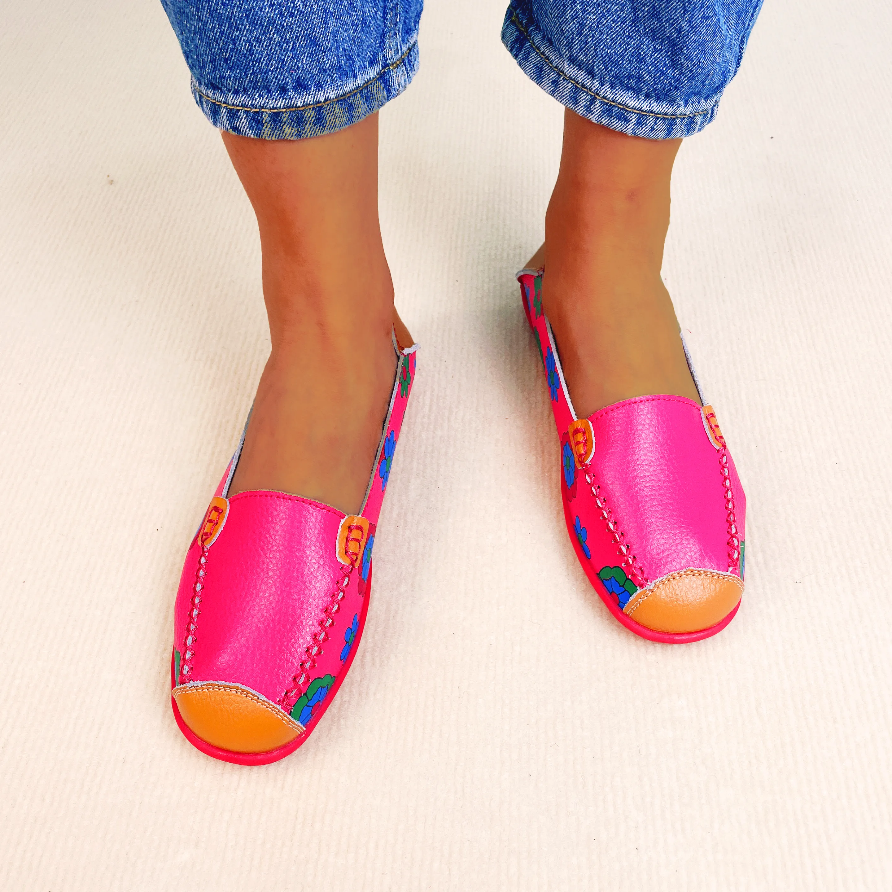 Joliejuly Soft Surface Comfortable Casual Flat Shoes