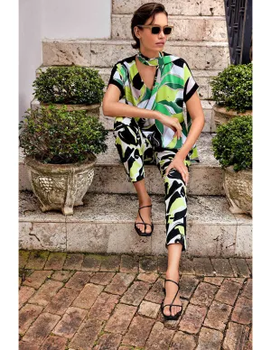 Joseph Ribkoff Abstract Print Millennium Pull-On Pants