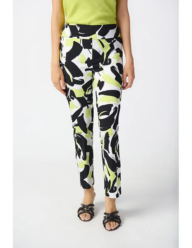 Joseph Ribkoff Abstract Print Millennium Pull-On Pants