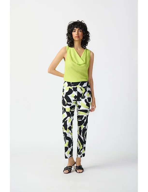 Joseph Ribkoff Abstract Print Millennium Pull-On Pants