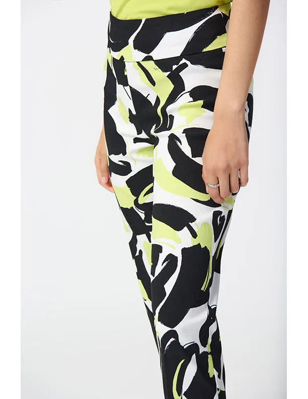 Joseph Ribkoff Abstract Print Millennium Pull-On Pants