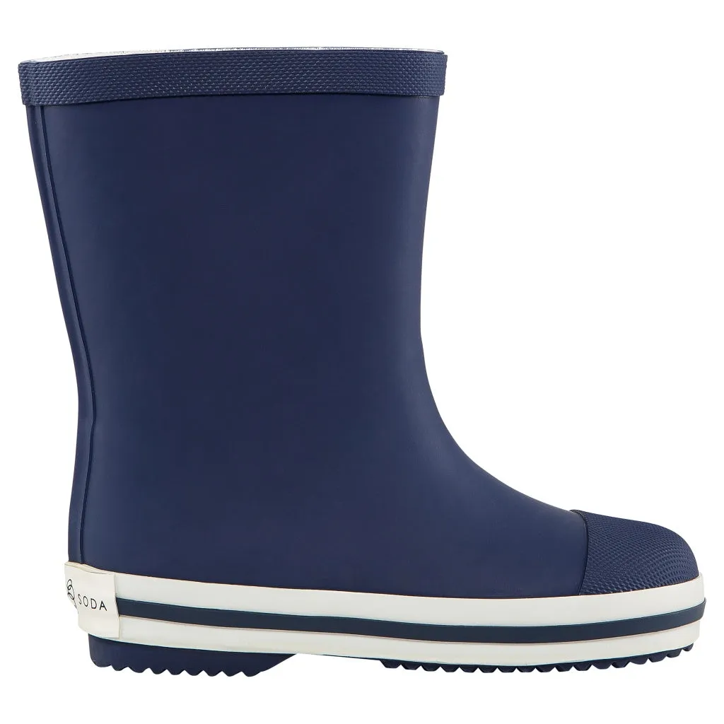 Kids' Rubber Gumboot Navy