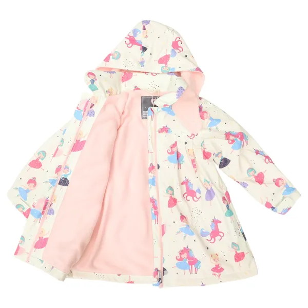 Korango Dancing Unicorn Raincoat Cream