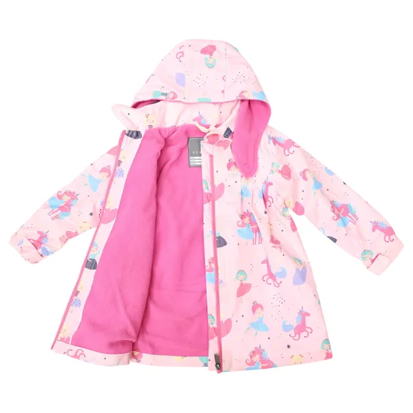 Korango Dancing Unicorn Raincoat Pink
