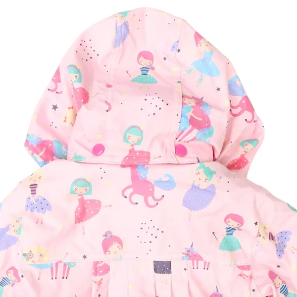 Korango Dancing Unicorn Raincoat Pink