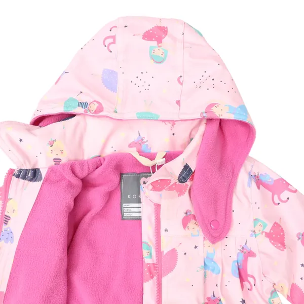 Korango Dancing Unicorn Raincoat Pink