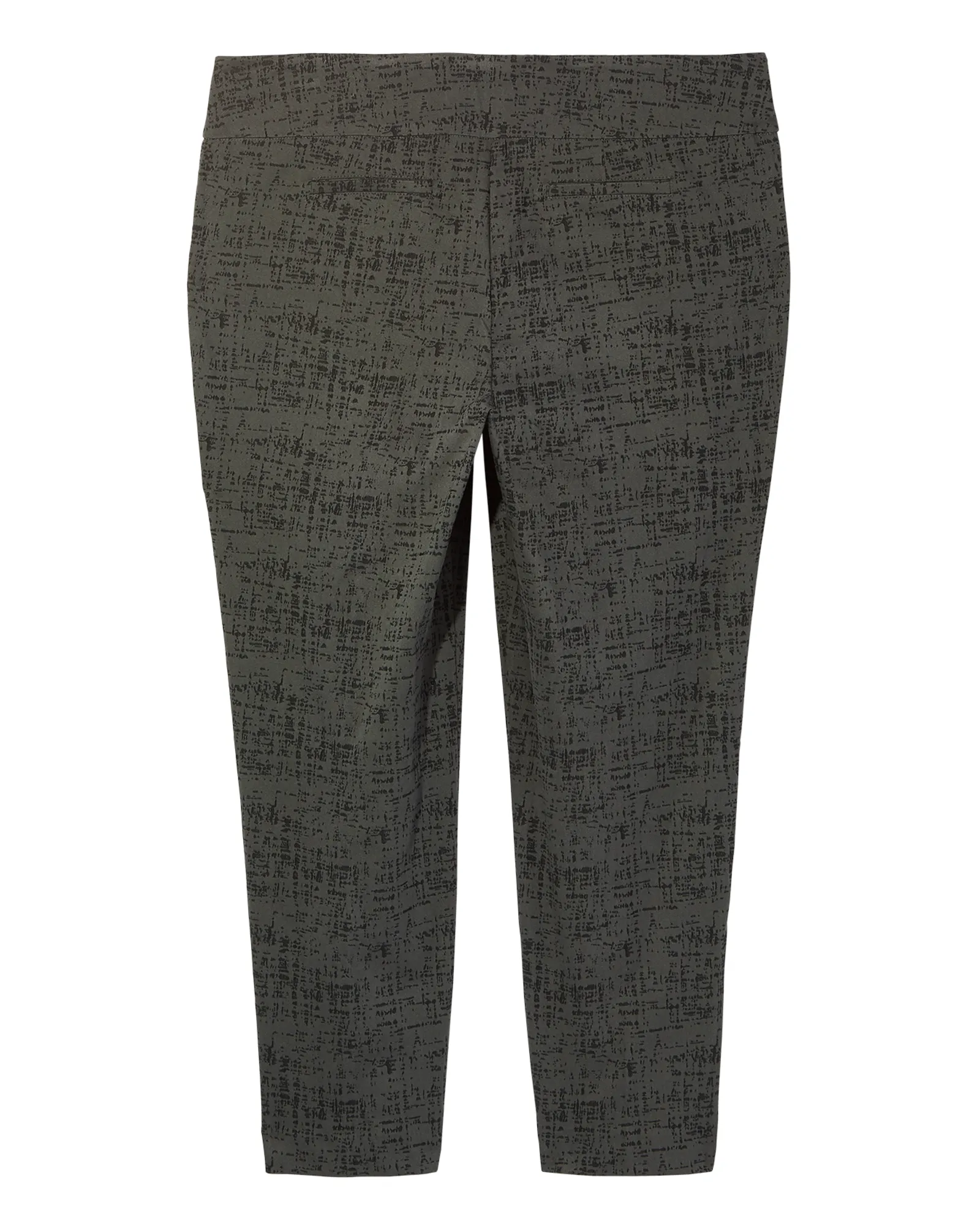Leon Pull On Patterned Pant | Charcoal Grey / Black