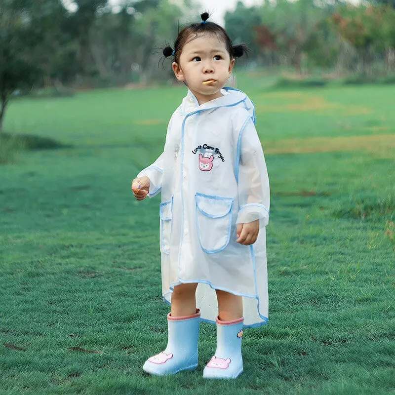 Longest Care for You Transparent Raincoat