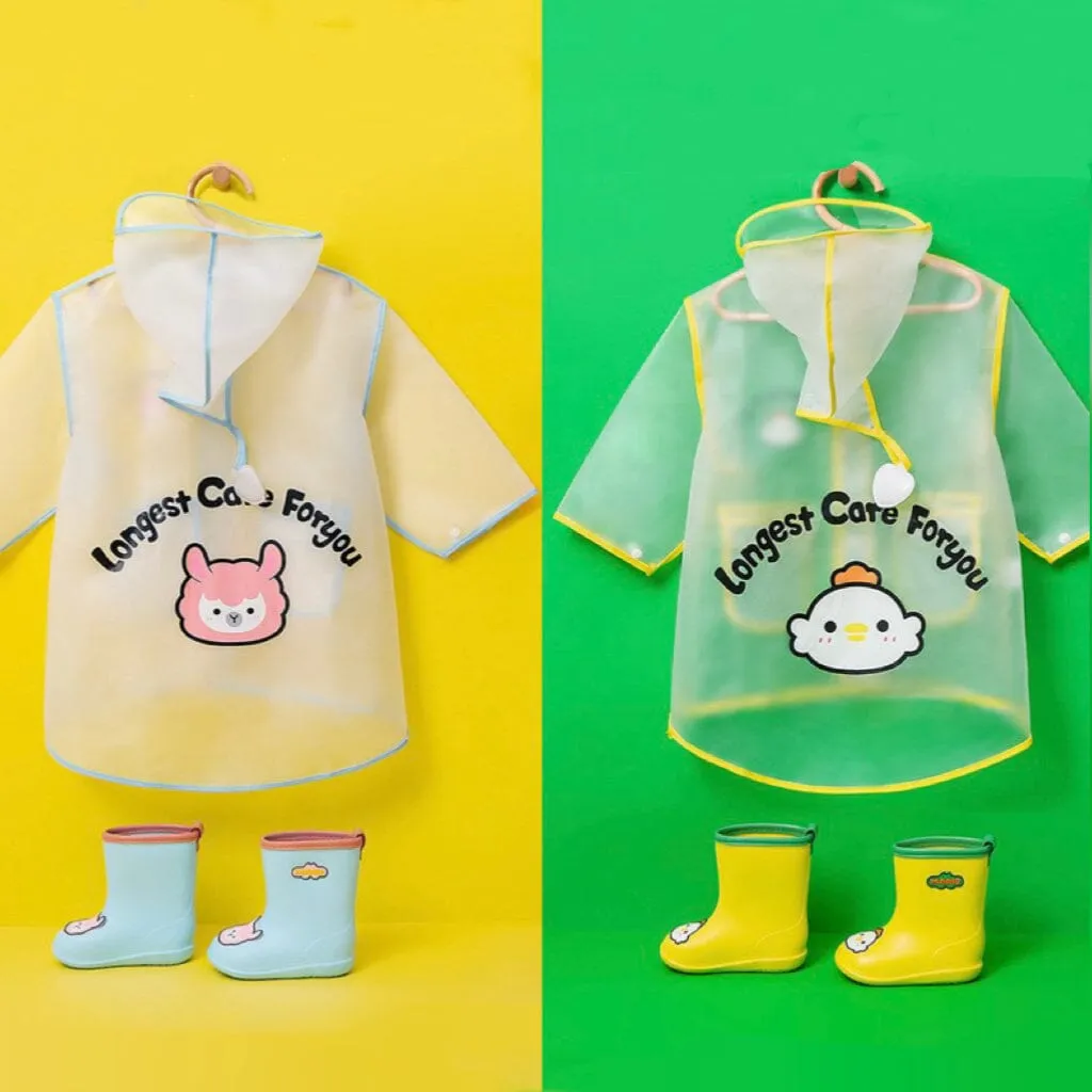 Longest Care for You Transparent Raincoat