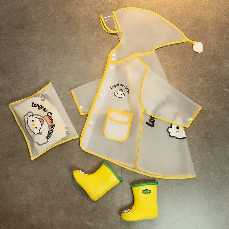 Longest Care for You Transparent Raincoat