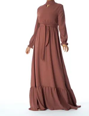 Mauve Elegant romance Maxi dress