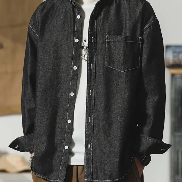 Men's Breathable Denim Shirt