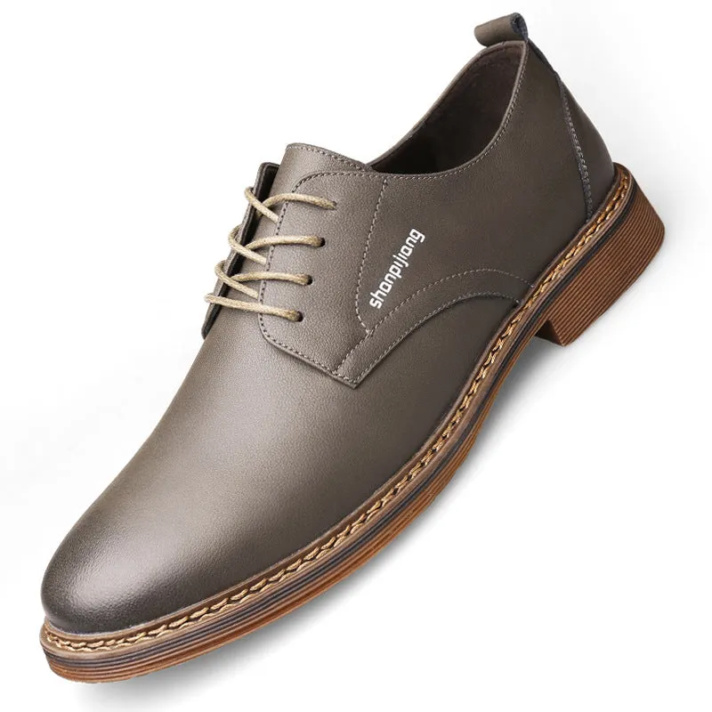 Men's Leather Comfortable Trendy Casual Shoes