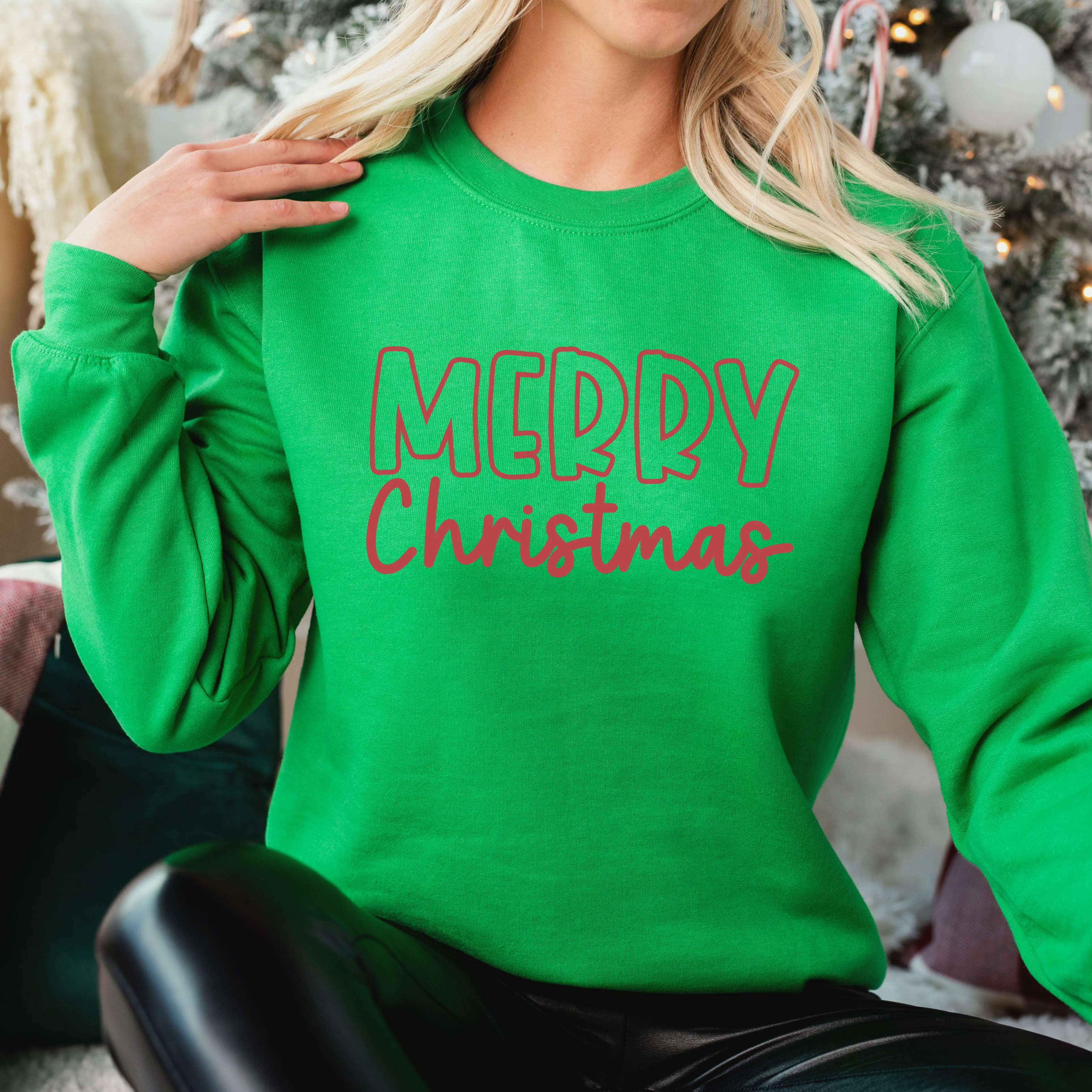 Merry Christmas Bold | Sweatshirt