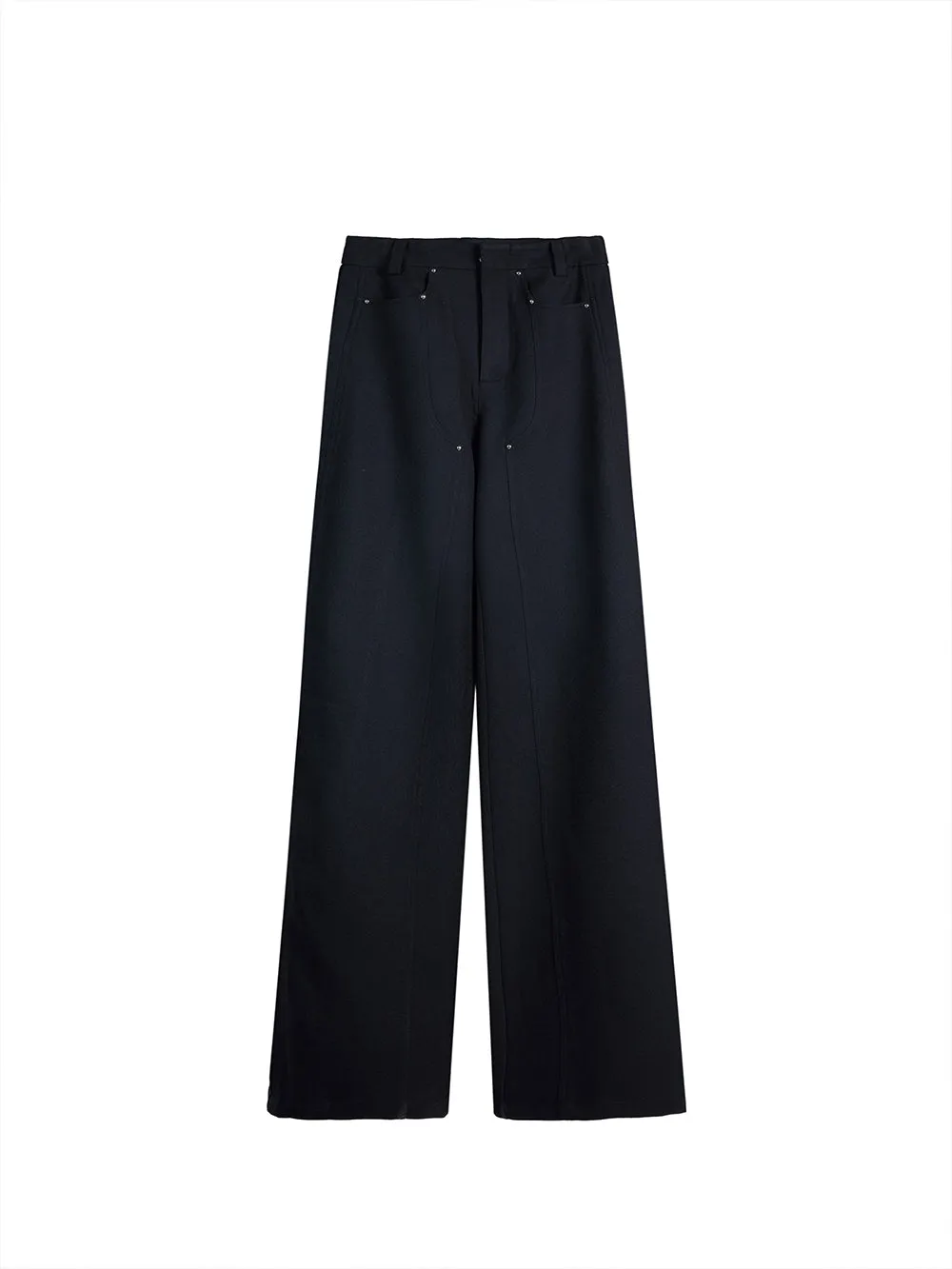 MUKTANK X MODULER Loose-Fit Wide-Leg Structured Trousers