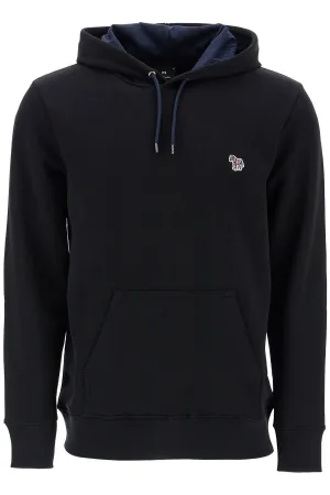 organic cotton hoodie with hood M2R 284S KZEBRA BLACK