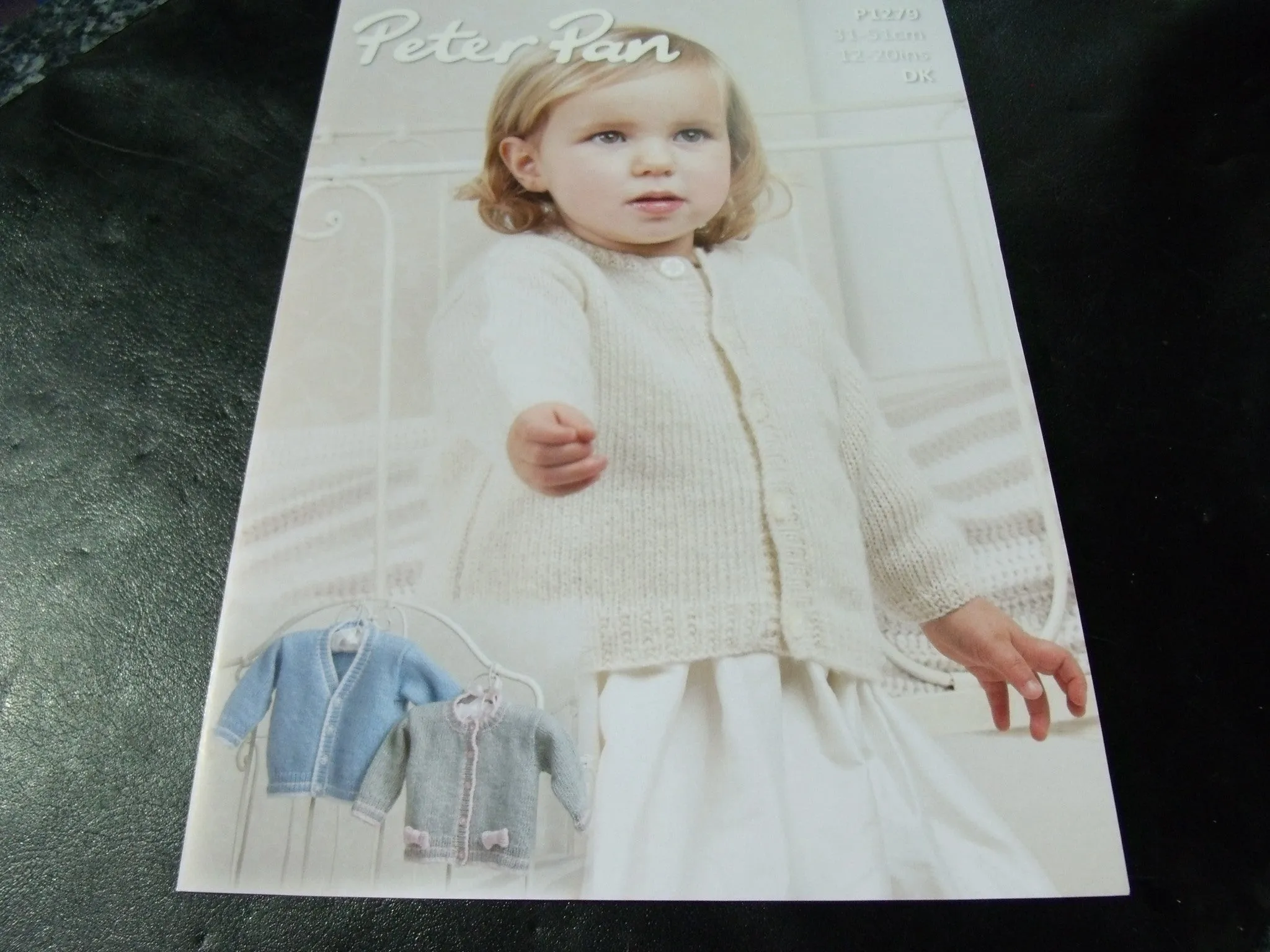 Peter Pan Cardigans Pattern P1279 Double Knitting