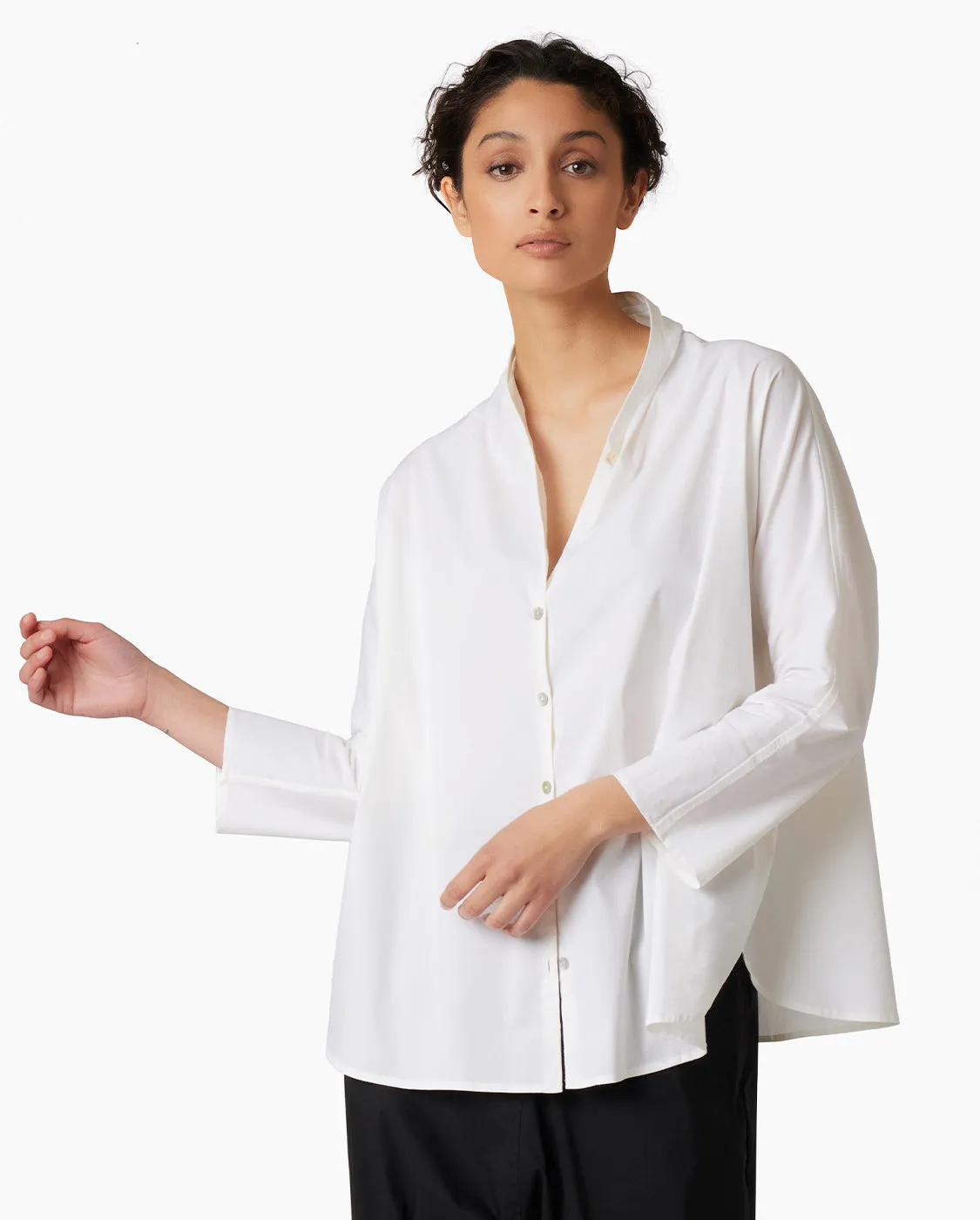 Poplin Shirt - White