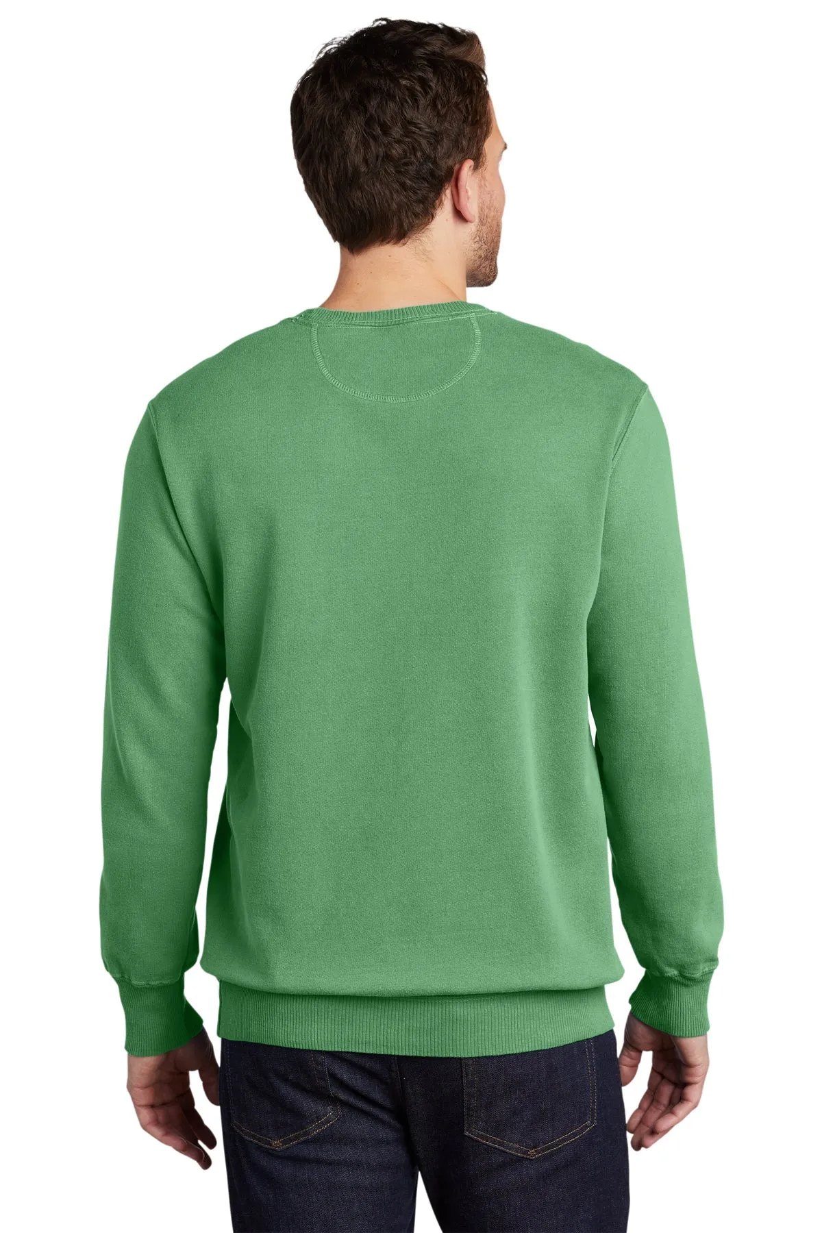 Port & Company Pigment Dyed Branded Sweatshirts, Safari