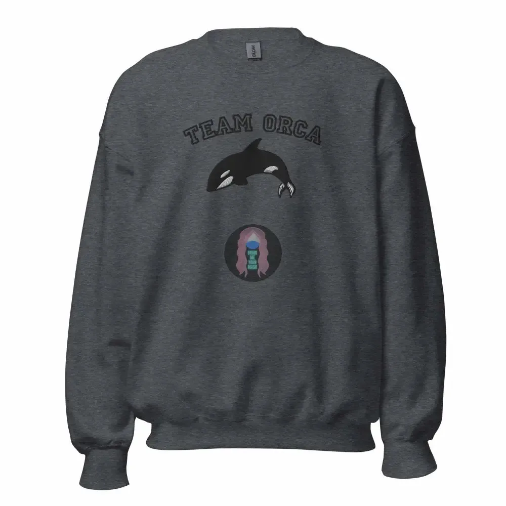 "Team Orca" Embroidered Unisex Sweatshirt