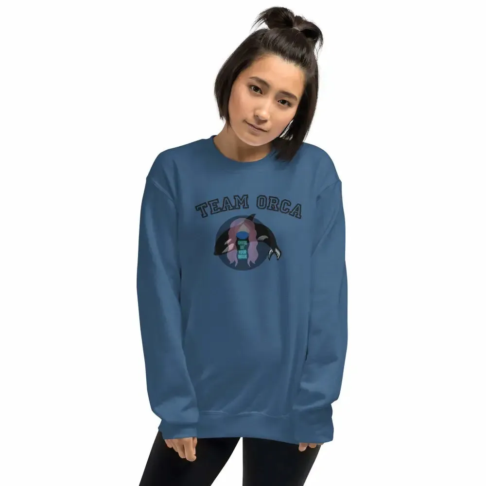 "Team Orca" Embroidered Unisex Sweatshirt