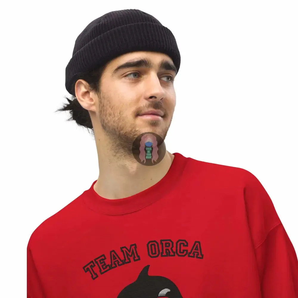 "Team Orca" Embroidered Unisex Sweatshirt
