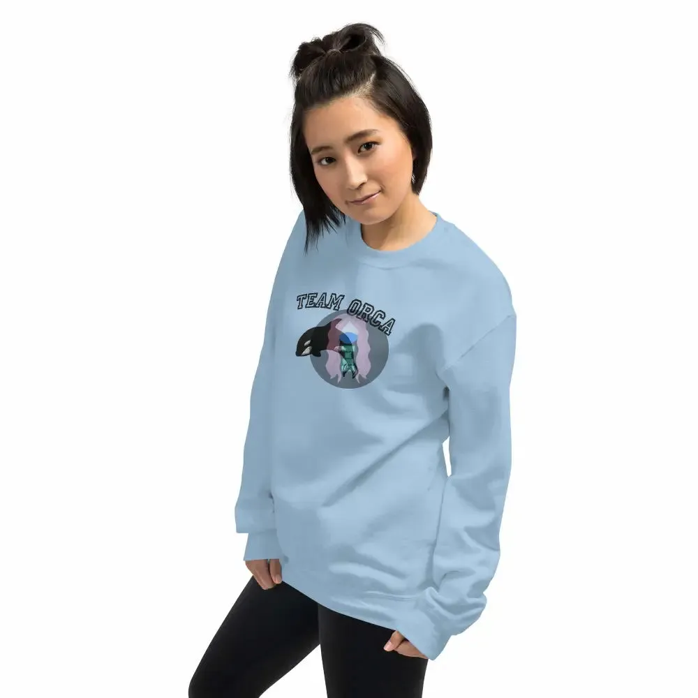 "Team Orca" Embroidered Unisex Sweatshirt