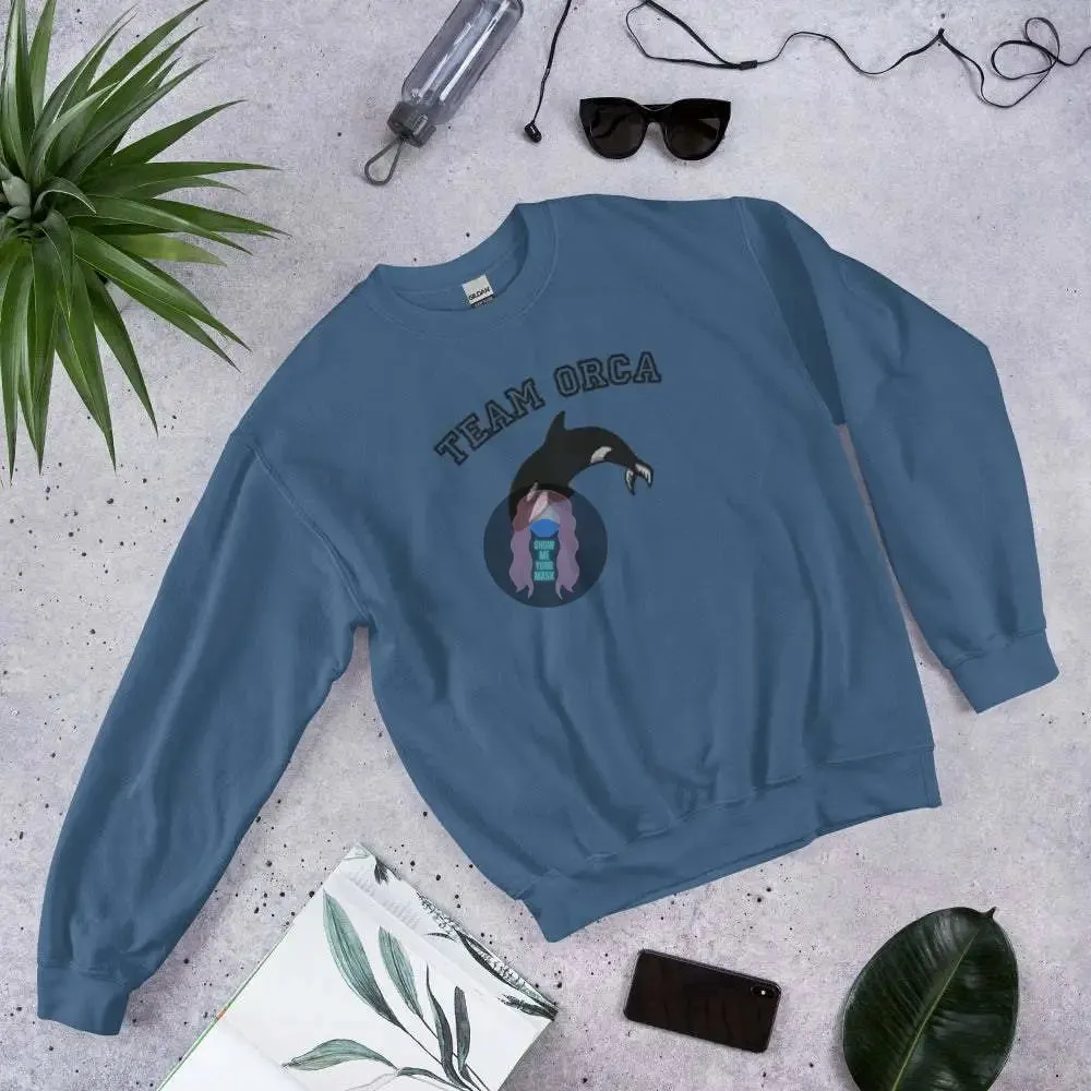 "Team Orca" Embroidered Unisex Sweatshirt