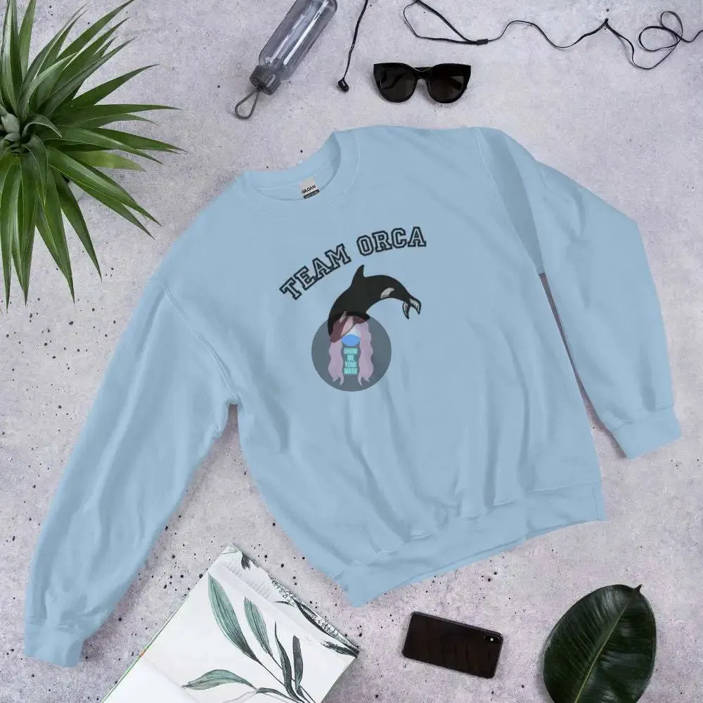 "Team Orca" Embroidered Unisex Sweatshirt