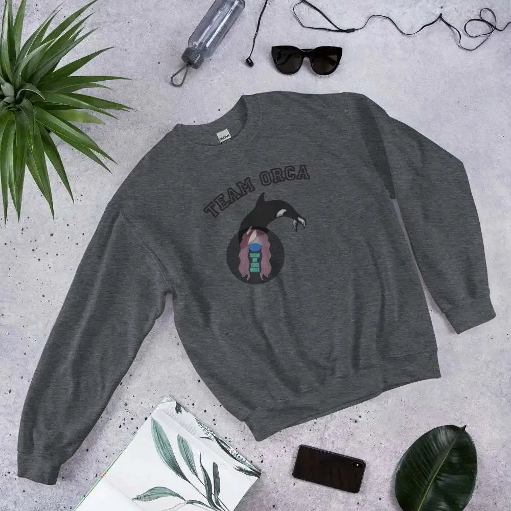 "Team Orca" Embroidered Unisex Sweatshirt