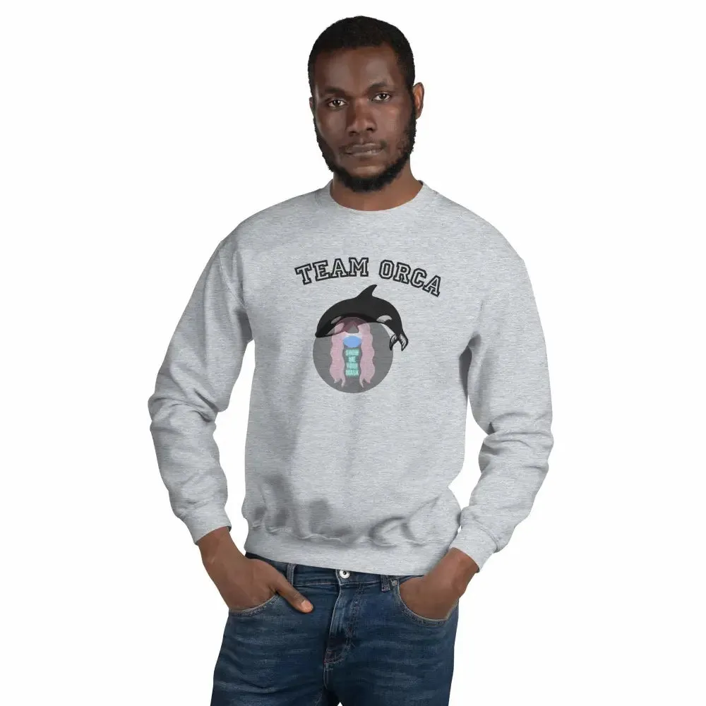 "Team Orca" Embroidered Unisex Sweatshirt