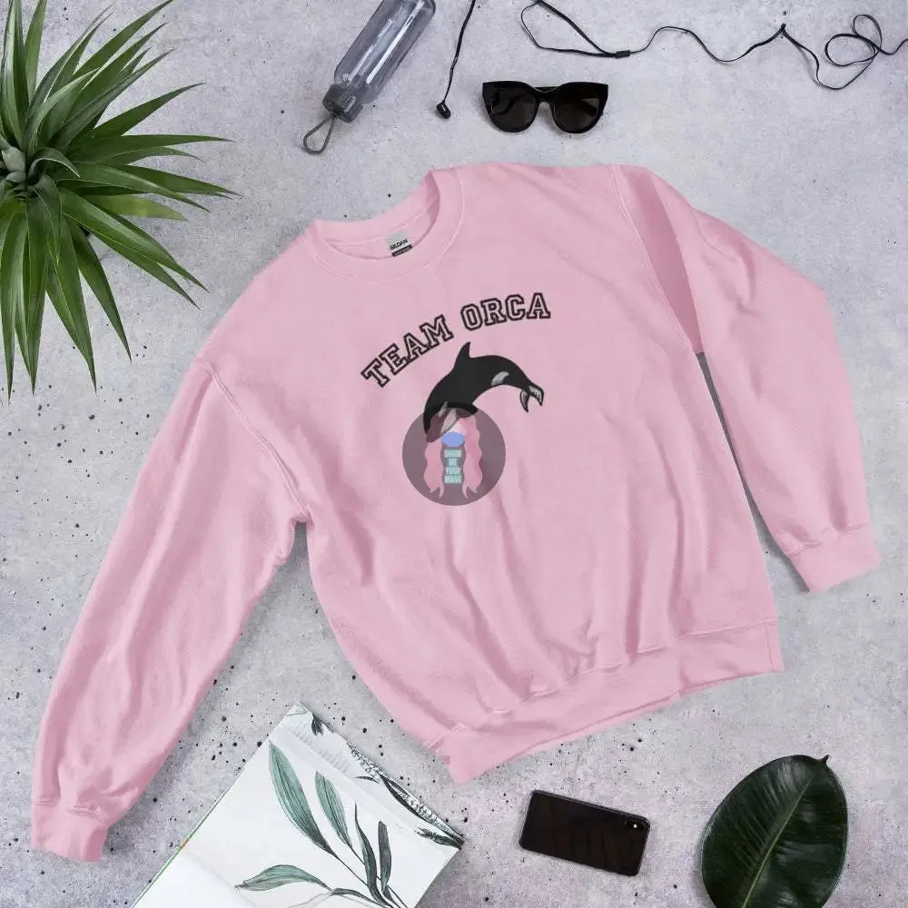 "Team Orca" Embroidered Unisex Sweatshirt