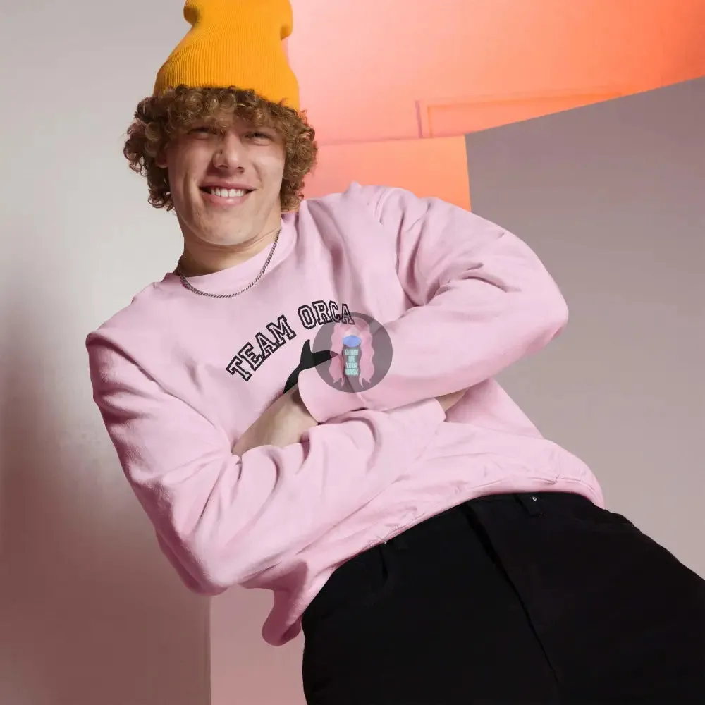 "Team Orca" Embroidered Unisex Sweatshirt