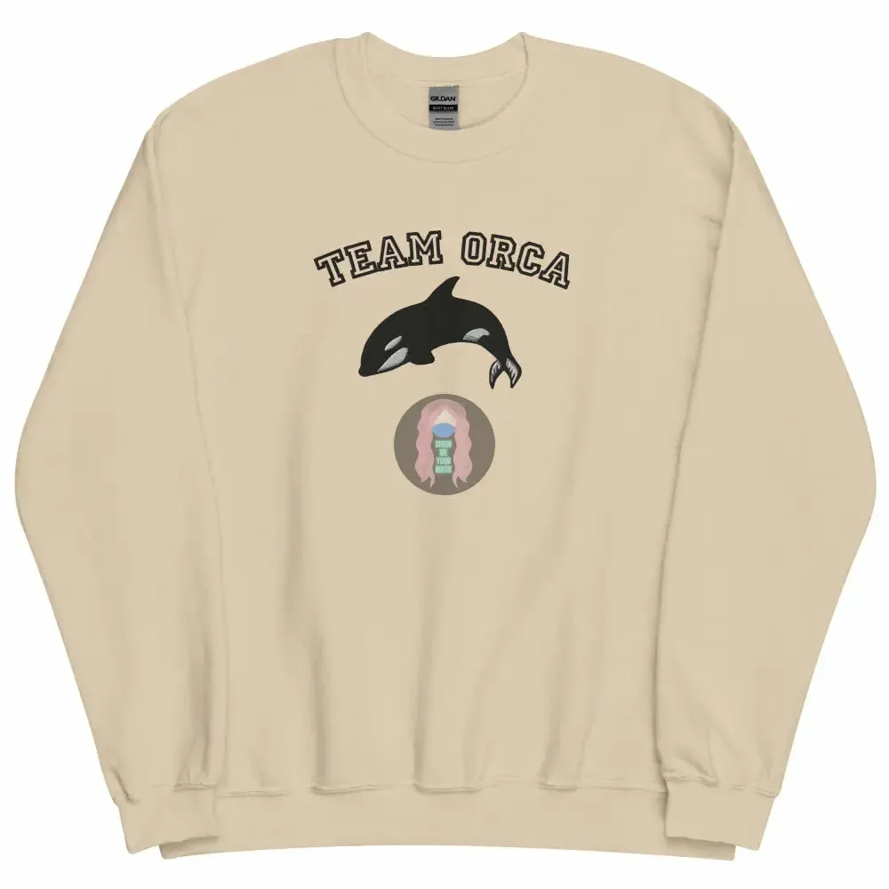 "Team Orca" Embroidered Unisex Sweatshirt