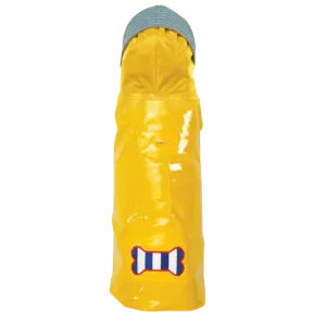 Raincoat Slicker | Yellow Striped Bone