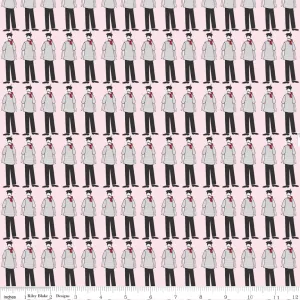 Riley Blake Designs Pepe in Paris Pink Cotton Prints