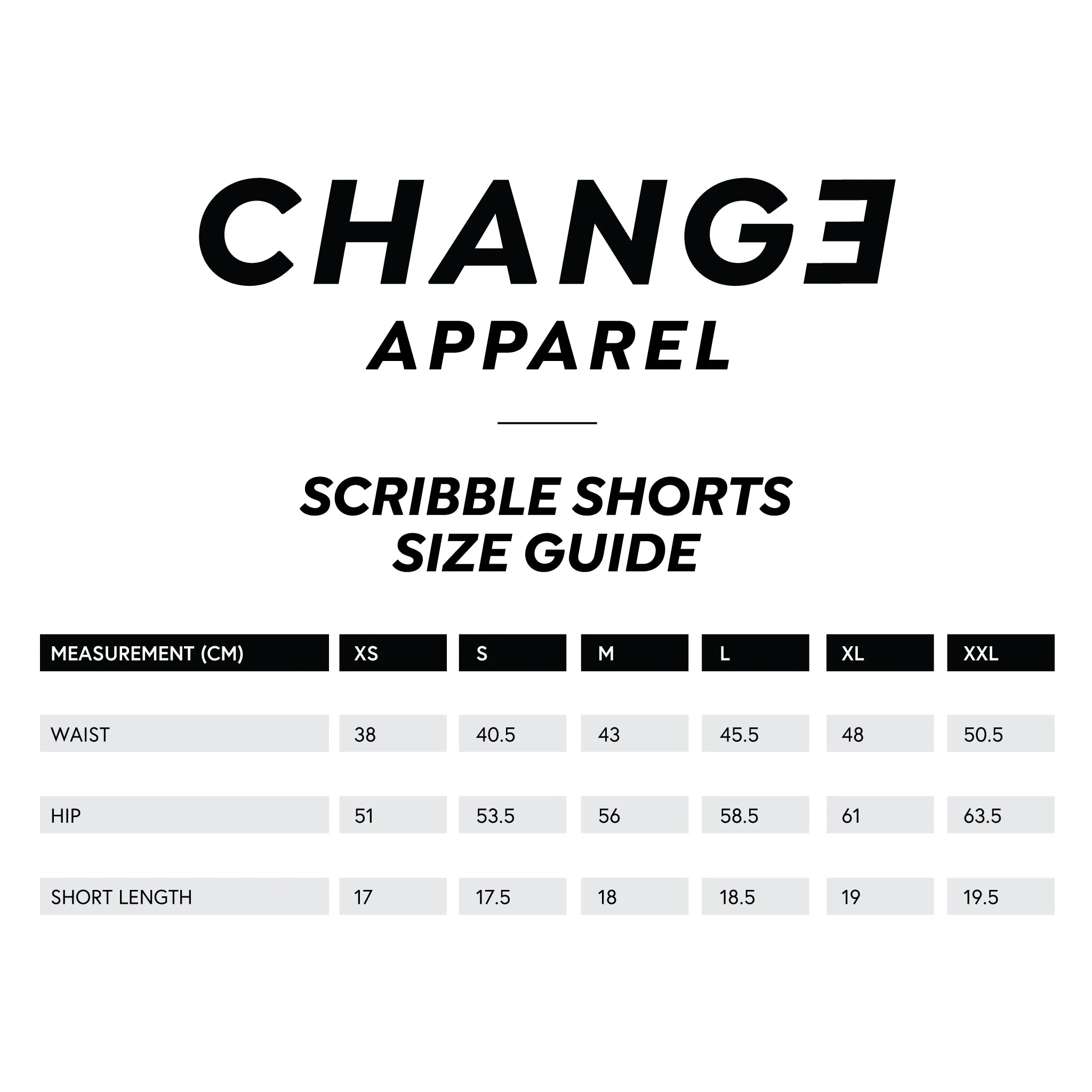 Scribble Shorts