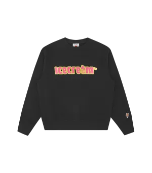 SOFT SERVE CREWNECK - BLACK