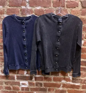 Spades Denim Washed Cardigan