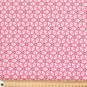 Spring Blooms Collection #01 Pink Floral Cotton Prints