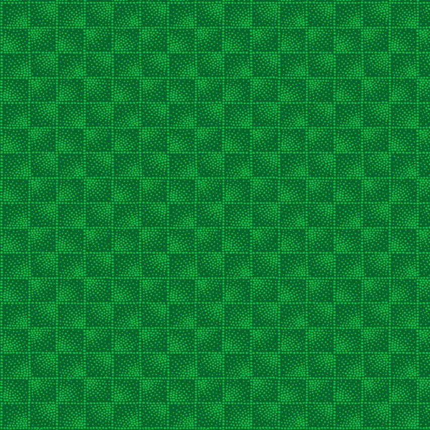 Stof Fabrics Quilters Coordinates Green Dots Check Cotton Prints