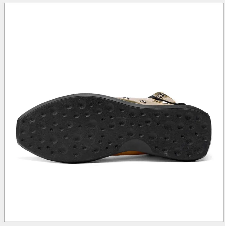 Street Golden Men's Shoes | Comfortable Sneakers