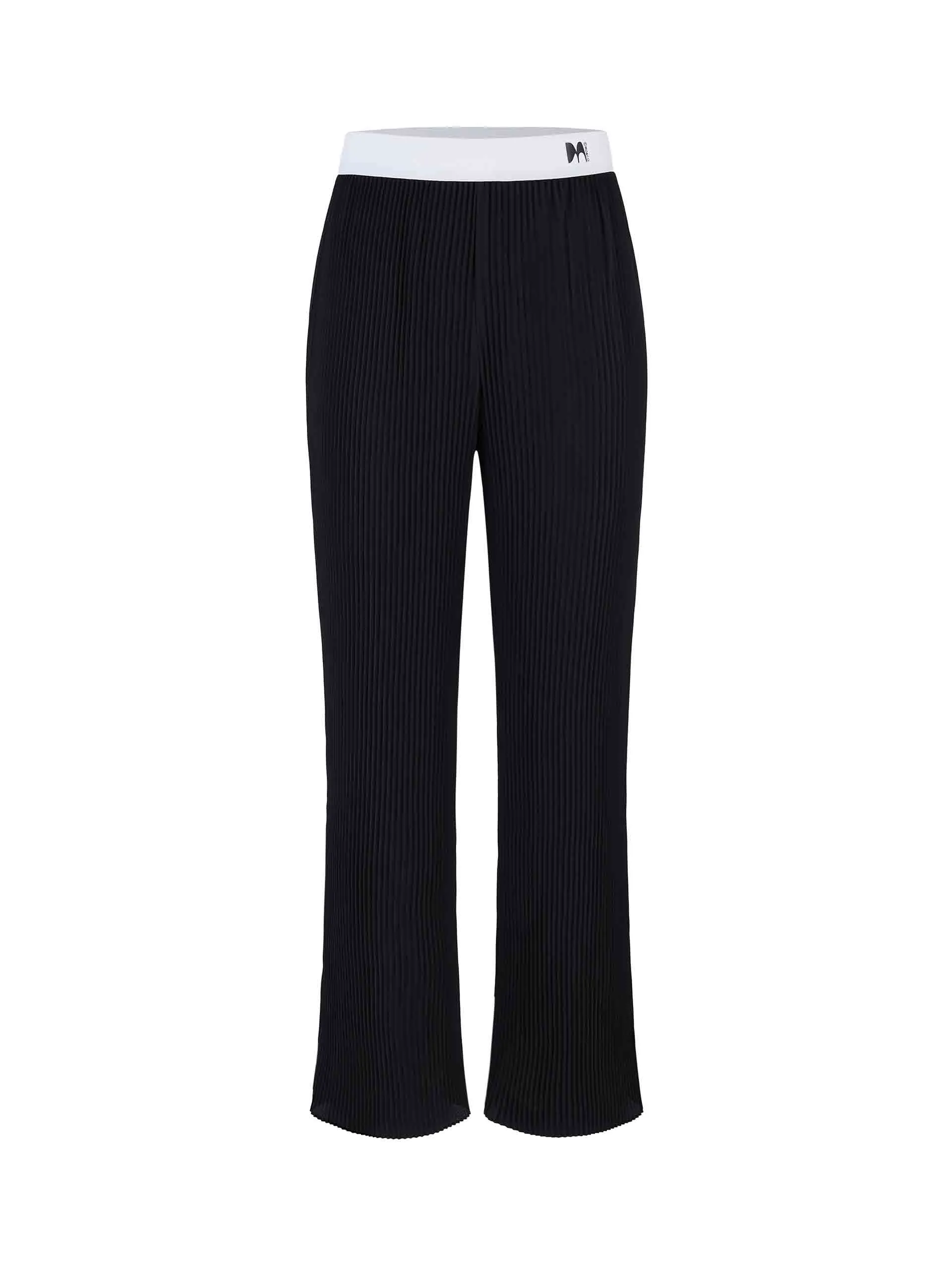 Structured Contrast Detail Pants