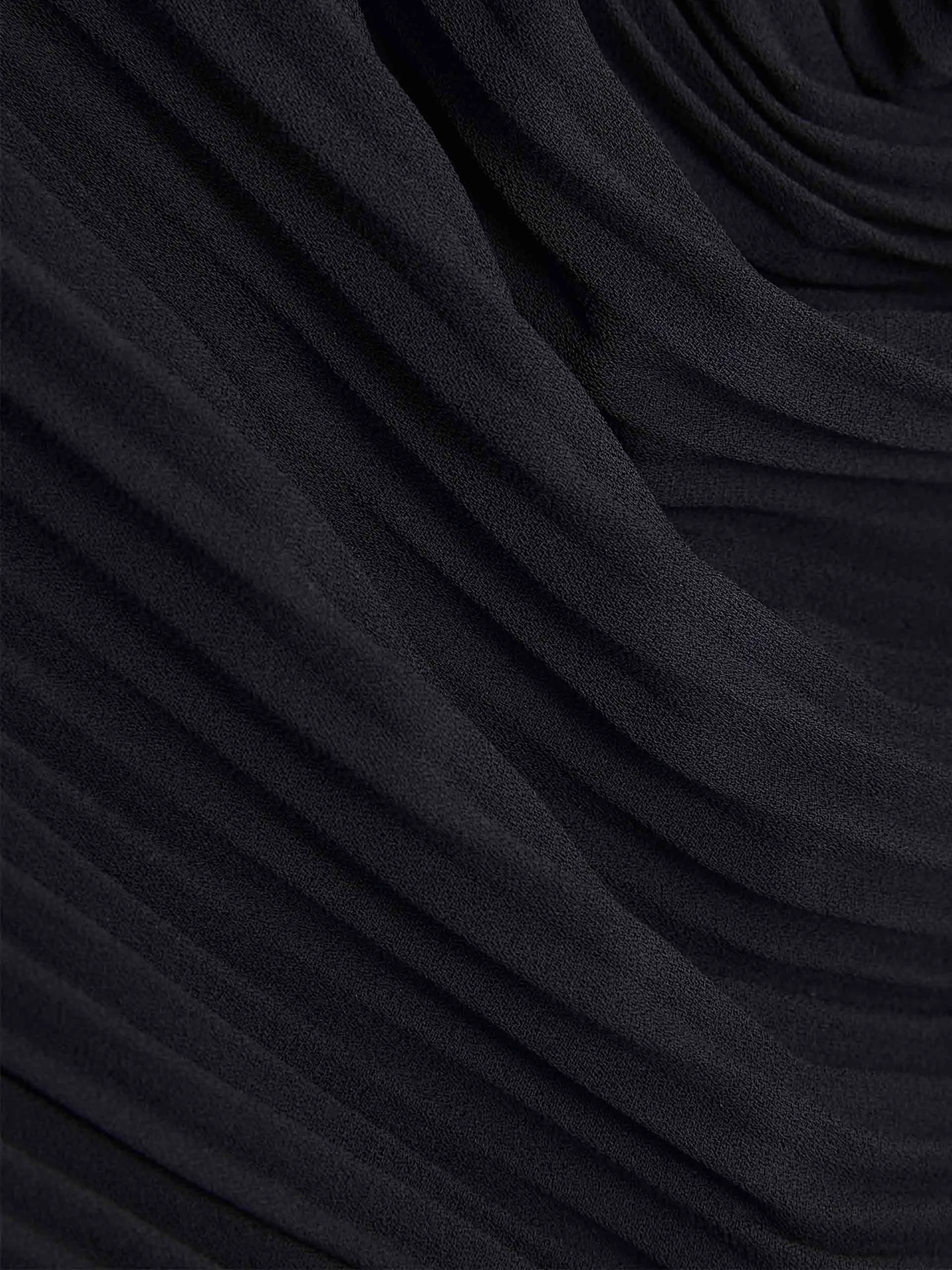 Structured Contrast Detail Pants