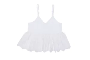 Sunshine Top Eggshell with Lace (Tween/Teen)