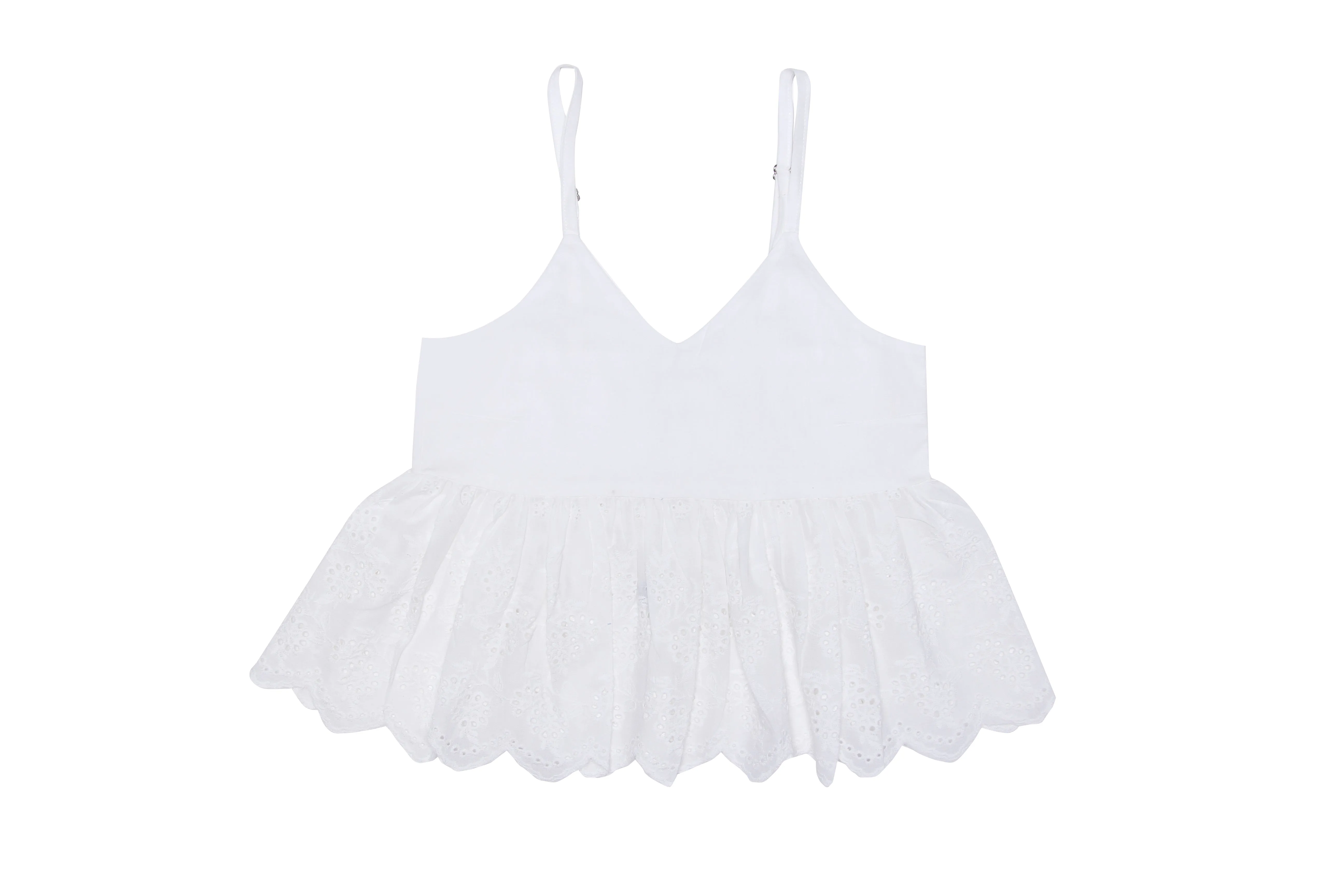 Sunshine Top Eggshell with Lace (Tween/Teen)
