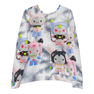 SUPER PROBLEMS ALLOVER® Unisex Sweatshirt (7 pieces for sale)
