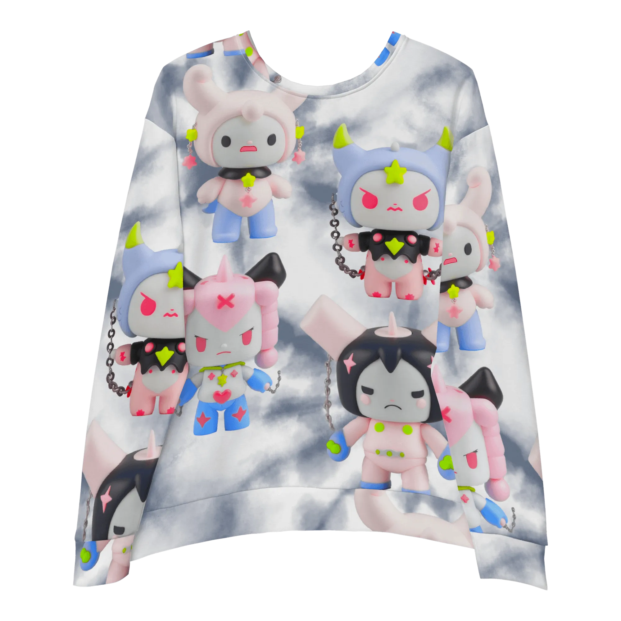 SUPER PROBLEMS ALLOVER® Unisex Sweatshirt (7 pieces for sale)