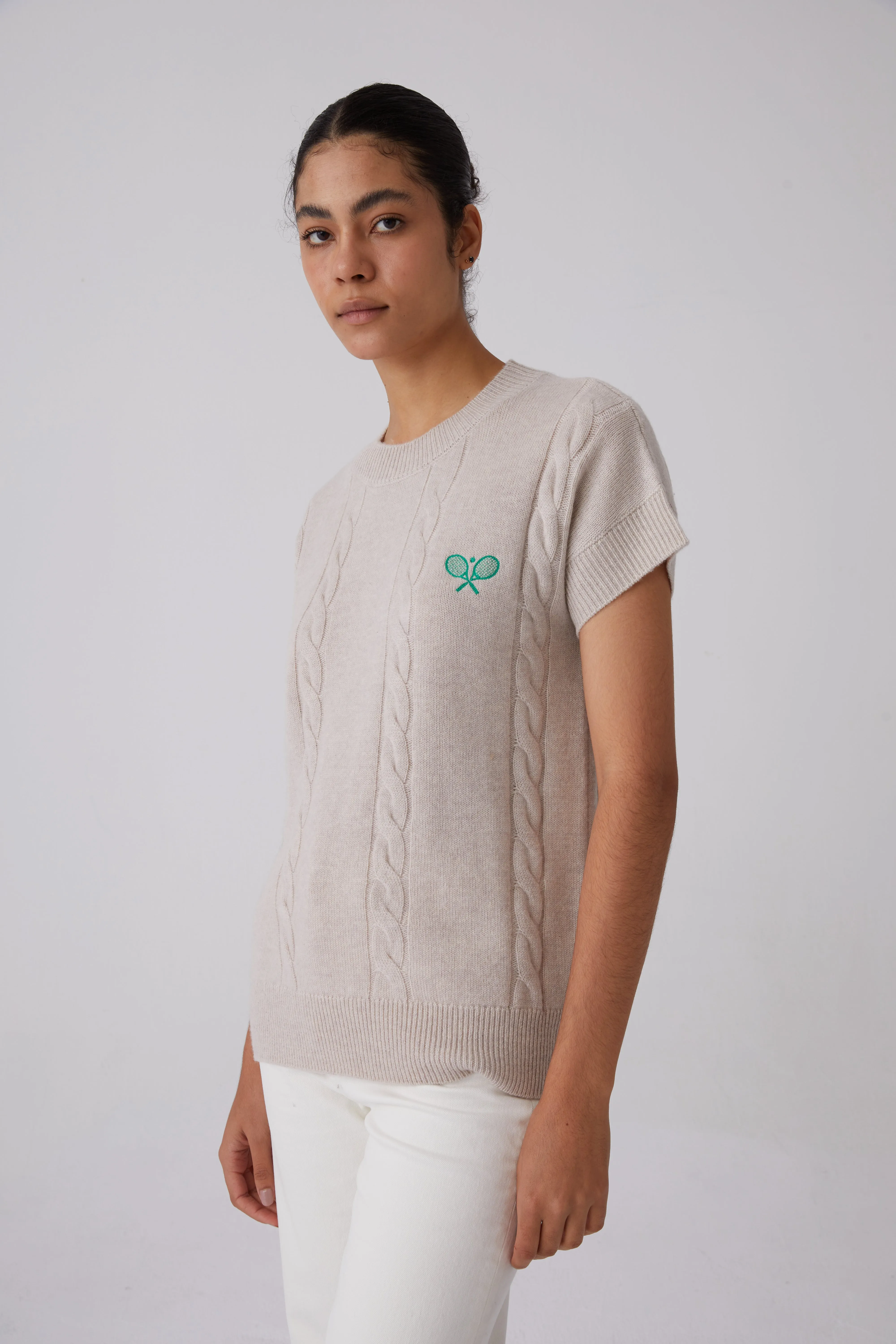 Tennis Short-sleeve Sweater