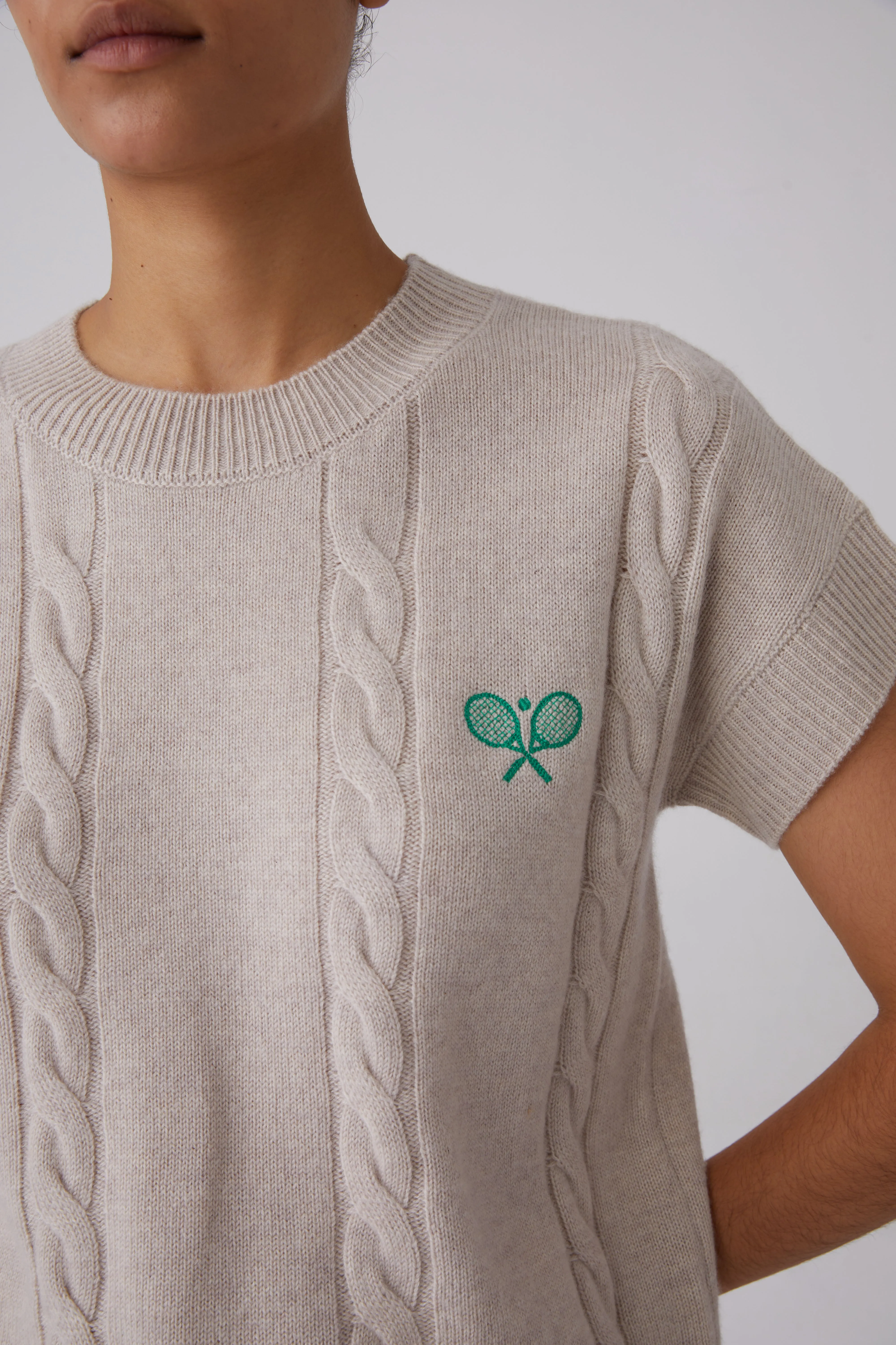 Tennis Short-sleeve Sweater